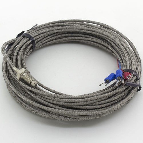 FTARB01 PT100 type A grade M6 screw thread bolt 10m metal screening cable RTD temperature sensor