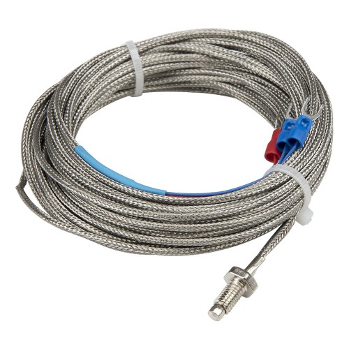 FTARB01 PT100 type B grade M6 screw thread bolt 10m metal screening cable RTD temperature sensor