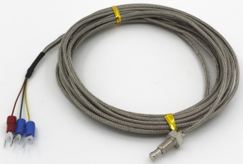 FTARB01 PT100 type B grade M6 screw thread bolt 5m metal screening cable RTD temperature sensor