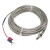 FTARB02 E type M6 bolt spring protected 10m high temperature metal screening cable screw thermocouple temperature sensor