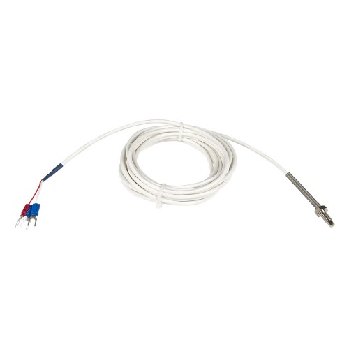 FTARB02 PT100 type 1/3B grade M6 bolt spring protected 5m high quality FEP cable RTD screw temperature sensor