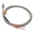 FTARB02 PT100 type 2B grade M6 bolt spring protected 1m red red white no terminal 5mm 304 stainless steel probe (not include thread length) high temperature metal screening cable RTD screw temperature sensor