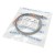 FTARB02 PT100 type 2B grade M6 bolt spring protected 1m red red white no terminal 5mm 304 stainless steel probe (not include thread length) high temperature metal screening cable RTD screw temperature sensor