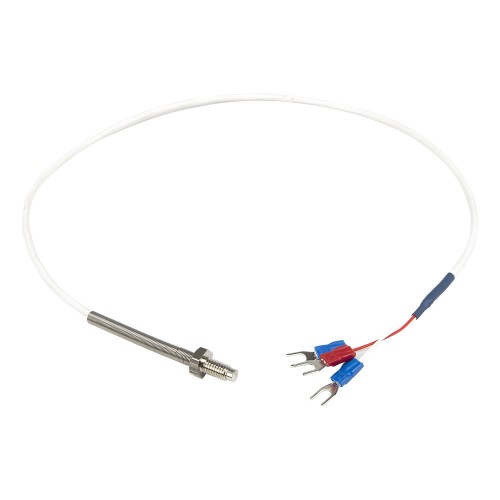 FTARB02 PT100 type A grade M6 bolt spring protected 0.5m high quality FEP cable RTD screw temperature sensor