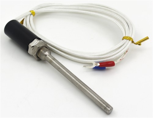 FTARP01 K type 100mm stainless steel probe 2m fibreglass braided cabel thermocouple temperature sensor
