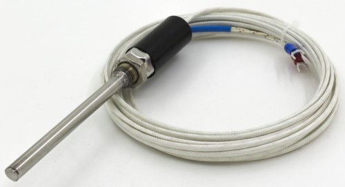 FTARP01 K type 100mm stainless steel probe 5m fibreglass braided cabel thermocouple temperature sensor