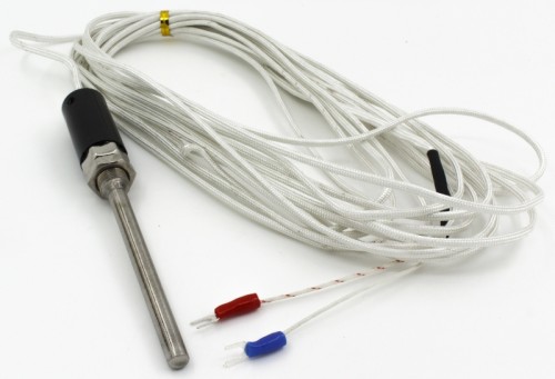 FTARP01 K type 100mm stainless steel probe 7m fibreglass braided cabel thermocouple temperature sensor