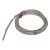 FTARP02 J type 4*40mm polish rod probe 4m high temperature metal screening cable thermocouple temperature sensor with spring protection