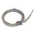 FTARP02 J type 4*40mm polish rod probe 4m high temperature metal screening cable thermocouple temperature sensor with spring protection