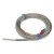 FTARP02 J type 4*40mm polish rod probe 5m high temperature metal screening cable thermocouple temperature sensor with spring protection