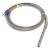 FTARP02 J type 6*60mm polish rod probe 3m high temperature metal screening cable thermocouple temperature sensor with spring protection