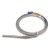 FTARP02 J type 6*60mm polish rod probe 3m high temperature metal screening cable thermocouple temperature sensor with spring protection