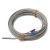 FTARP02 K type 4*30mm polish rod probe 5m high temperature metal screening thermocouple temperature sensor