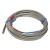 FTARP02 K type 5*30mm polish rod probe 5m high temperature metal screening thermocouple temperature sensor