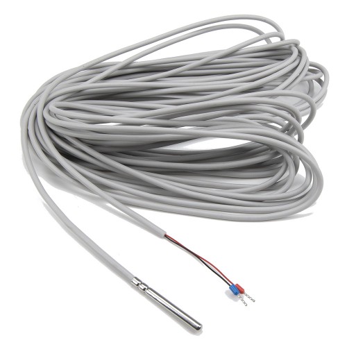 FTARP03-NTC 5*50mm stainless steel probe 15m silica gel cable 10K 3950 NTC temperature sensor