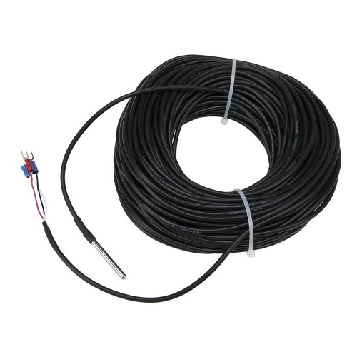FTARP03 PT100 5*50mm polish rod probe 40m plastic cable waterproof temperature sensor
