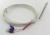 FTARP04 PT100 waterproof anticorrosive type A grade 2m FEP silver plated copper cable 3*100mm polish rod probe RTD temperature sensor
