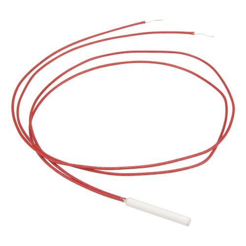 FTARP05 PT100 type A grade 4*30mm ceram polish rod probe 0.5m fibreglass braided cable RTD temperature sensor