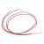 FTARP05 PT100 type A grade 4*30mm ceram polish rod probe 0.5m fibreglass braided cable RTD temperature sensor