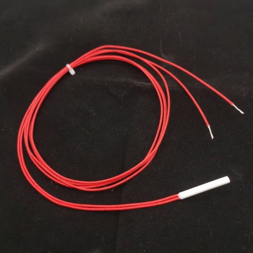 FTARP05 PT100 type B grade 4*30mm ceram polish rod probe 0.5m fibreglass braided cable RTD temperature sensor