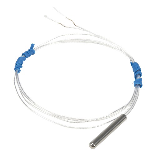 FTARP05 PT100 type B grade 4*30mm stainless steel polish rod probe 0.5m FEP Silver plated copper cable RTD temperature sensor