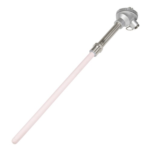 FTARP06 K type 500mm total 350mm insert probe length M27*2mm screw thread fixed box connection thermocouple temperature sensor