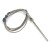 FTARP07 PT100 type M8 screw thread 5*100mm stainless steel probe 2m metal screening cable RTD temperature sensor