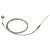 FTARP08 J type 1.5*100mm 321 stainless steel flexible probe 1.5m metal screening cable thermocouple temperature sensor