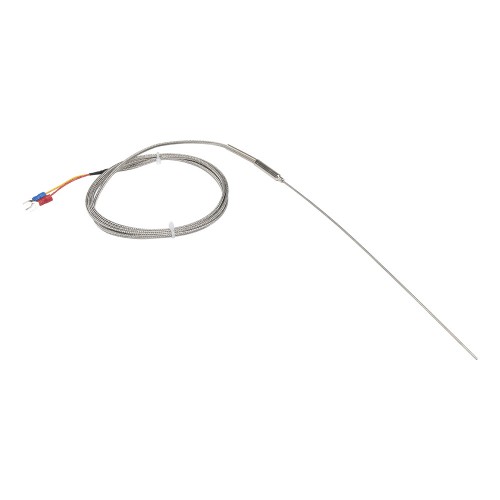 FTARP08 J type 1.5*200mm 321 stainless steel flexible probe 1.5m metal screening cable thermocouple temperature sensor