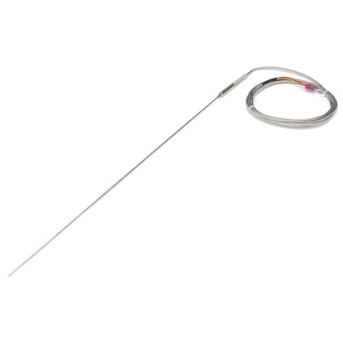 FTARP08 J type 1.5*300mm 321 stainless steel flexible probe 2m metal screening cable thermocouple temperature sensor