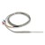 FTARP08 J type 1.5*50mm 321 stainless steel flexible probe 2m metal screening cable thermocouple temperature sensor