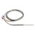 FTARP08 J type 1.5*50mm 321 stainless steel flexible probe 2m metal screening cable sheathed thermocouple temperature sensor