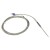 FTARP08 J type 2*50mm 321 stainless steel flexible probe 2m metal screening cable thermocouple temperature sensor