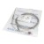 FTARP08 J type 2*50mm 321 stainless steel flexible probe 2m metal screening cable sheathed thermocouple temperature sensor