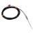 FTARP08 J type 2*50mm 321 stainless steel flexible probe 2m multi strand metal screening cable sheathed thermocouple temperature sensor