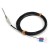 FTARP08 J type 2*50mm 321 stainless steel flexible probe 2m multi strand metal screening cable sheathed thermocouple temperature sensor