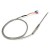 FTARP08 J type 3*100mm 321 stainless steel flexible probe 1m metal screening cable thermocouple temperature sensor