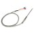 FTARP08 J type 3*100mm 321 stainless steel flexible probe 1m metal screening cable sheathed thermocouple temperature sensor