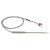 FTARP08 J type 3*100mm 321 stainless steel flexible probe 1m metal screening cable sheathed thermocouple temperature sensor
