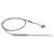 FTARP08 J type 3*100mm 321 stainless steel flexible probe 1m metal screening cable thermocouple temperature sensor