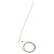 FTARP08 J type 3*500mm 321 stainless steel flexible probe 2m metal screening cable sheathed thermocouple temperature sensor