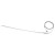 FTARP08 J type 3*500mm 321 stainless steel flexible probe 2m metal screening cable sheathed thermocouple temperature sensor