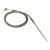 FTARP08 J type 4*100mm 321 stainless steel flexible probe 3m metal screening cable sheathed thermocouple temperature sensor