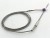  FTARP08 K type 3*150mm 2520 stainless steel flexible probe 1.5m metal screening cable  high temperature resistant thermocouple temperature sensor