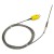 FTARP08 K type 2*100mm 316L stainless steel flexible probe 2m metal screening cable with small yellow plug thermocouple temperature sensor
