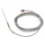 FTARP08 K type 2*100mm 316L stainless steel flexible probe 3m metal screening cable cable thermocouple temperature sensor