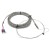 FTARP08 K type 0.5*1000mm 321 stainless steel flexible probe 5m metal screening cable sheathed thermocouple temperature sensor