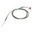 FTARP08 K type 1.5*50mm 321 stainless steel flexible probe 2m metal screening cable thermocouple temperature sensor