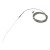 FTARP08 K type 1*200mm 321 stainless steel flexible probe 5m metal screening cable sheathed thermocouple temperature sensor