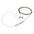 FTARP08 K type 1*300mm 321 stainless steel flexible probe 1.5m metal screening cable sheathed thermocouple temperature sensor